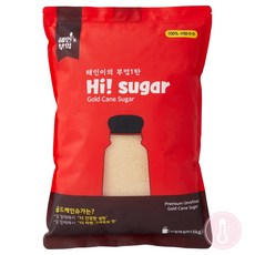 푸드올마켓_ 하이슈가 골드케인슈가 5kg /비정제원당(설탕), 1개, 단품