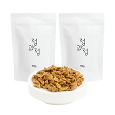 정과정 호두정과 건강 간식 프리미엄 호두강정 디저트 견과류, 2개, 90g