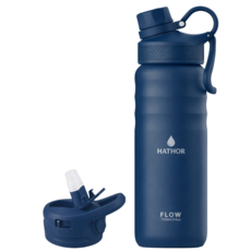 하토르 듀얼리드 텀블러 스테인리스 진공 보온보냉, 1개, 700ml, 딥 네이비 1개, 700ml, 딥 네이비