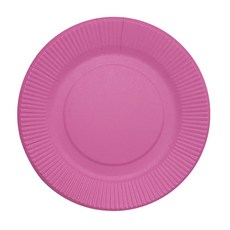 컬러 종이접시 10개입(1세트), 1개, 분홍