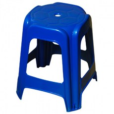 국산 사각 의자 파랑 간이 보조 플라스틱 야외 행사 파라솔 편의점 학교 포장마차 포차, 1개, 상세페이지 참조