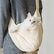 패션 크로스백 반려동물 외출용 산책 가방 만두백 나일론가방 이동장 애견가방 고양이 크로스백 반려동물가방 dew+6418na