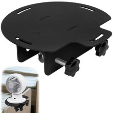 YZZHAJ 기숙사 방용 팬 홀더 조절 가능한 이층 침대 팬 홀더 클램프 팬 홀더 이층 및 로프트 침대 대학실 사무실 사용 (블랙)