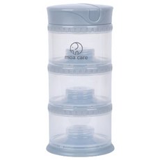 모아케어 원형 국내생산 심플 분유케이스 3단 5단, 그레이, 1개