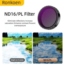 론코엔 ND CPL 필터 오스모 액션4/5프로 액션 카메라 액세서리 렌즈 세트 알루미늄 합금 프레임, 05 ND16PL Filter