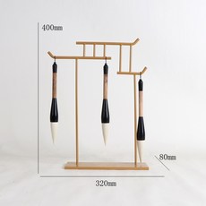 STTPEI 新中式毛筆架裝飾品, 如圖所示