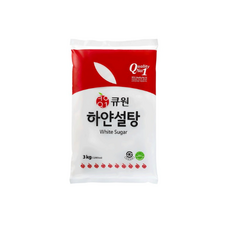 큐원 하얀 설탕, 1개, 3kg