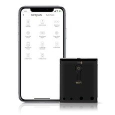TOPGREINER Wi-Fi 릴레이 모듈 팬용 숨겨진 스마트 스위치 조명 콘센트 120-240VAC 10A ETL 목록 TGWFRSM1 블랙, WiFi Scene