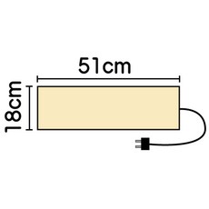 舒摩 SUMO 定時定溫溼熱敷墊7x20吋, 7x20-加購布套(無熱敷墊)