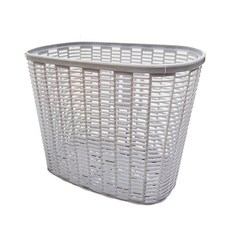 單車玩家 自行車塑膠車籃 彈性菜籃 置物籃, 1個, 灰色, 灰色