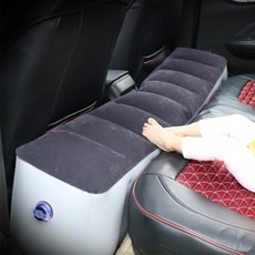 [히트템] 차량용 뒷좌석 평탄화 에어 매트 매트리스 에어쿠션 2열 발받침대, 상세페이지 참조, 매트+에어펌프