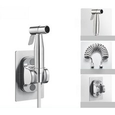 준성유통 욕실 스프레이건 코일호수3M 분사기 다용도 호환 샤워기, 실버-3M,1개