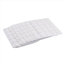 200 Candle Wick Stickers 열 방지 접착제로 만들어졌으며 뜨거운 왁스에 촛불에 안정적으로 붙어 있습니다., 하얀색