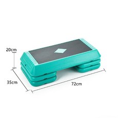 에어로빅 스텝 박스 홈트 헬스발판 110cm 점프대 계단, 72cm 녹색+녹색 지지대4