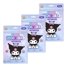 산리오 쿠로미 썸머 향 패치 어린이 여름 캠핑 활동 벌레 퇴치 차단 스티커 방향제 3개