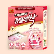 컴배트 좀벌레 방충 퇴치제 좀벌레싹 아로마향 서랍장용 24개입 12g