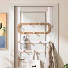 파스텔 문걸이 긴 도어행거 후크 문옷걸이 방문 도어, E, E