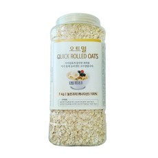 오트밀 눌린귀리 1kg, 1개