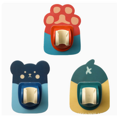 샤워기 걸이 거치대 샤워기 홀더 각도조절 욕실용품, 03.발바닥(180도)