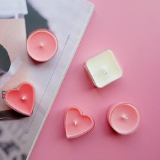 캔들마노 사각티라이트컵 / 티라이트용기, 10개