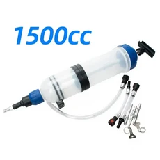 1.5L 연료 이송 주입기 브레이크 액 자동차 오일 추출기 1500cc 펌프 진공 수동, 03 1500cc