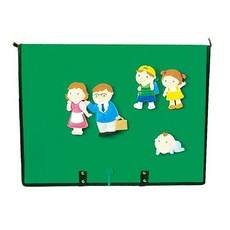 청양토이 벨크로우사각자료판(지퍼용), 초록 1개