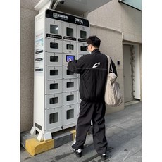 [HYC] 韓國 C字 個性 Y2K風格 尼龍防風外套 賽車風衣外套