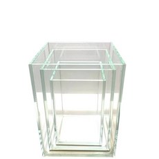 超白缸 超透玻璃缸 鬥魚缸 孔雀魚缸, 透明, 1個