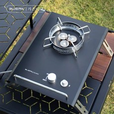 8000W 캠핑 IGT 스토브 고출력 가스 접이식 휴대용 버너 야외 요리 용 테이블과 호환 가능, 1 unit IGT Black