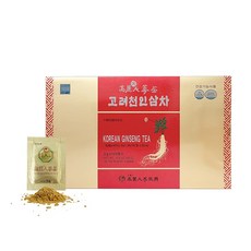 振興高麗人蔘 高麗人蔘茶100入組 (贈養氣飲2瓶) - 滋補養生、方便攜帶、增強體力, 1個, 100入禮盒+送養氣飲2瓶