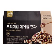 오하루 자연가득 프리미엄 메이플 견과 견과류 믹스넛, 21g, 24개