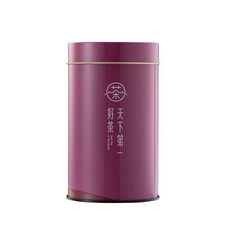 天下第一好茶 品牌茶罐 多彩茶葉收納罐 六色選擇, 1個, 暮霞紫