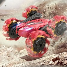 오프로드 알씨카 덤블링 무선조종 RC카, 1개, 9P덤블링 레드