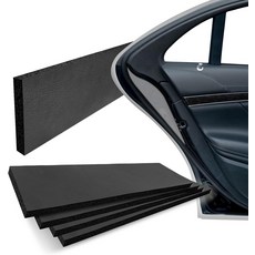 ROBLOCK 4 PCS 차고 벽 보호기 17.5x4 인치 자동차 문용 자가 접착 내구성이 뛰어난 폼 패딩 방수 문 간편한 설치 범퍼