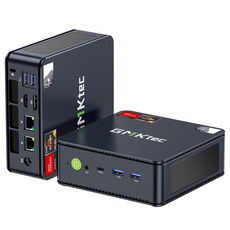 GMKtec AMD 라이젠5 7640HS 미니PC 윈도우11 프로 DDR5 USB4 WiFi 6E 블루투스 5.2, NucBox M6 Ultra, WIN11 Pro, 512GB, 16GB, 블랙