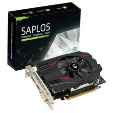 SAPLOS 라데온 RX 550 그래픽 카드 4GB GDDR5 128비트 디스플레이 포트 DVI-D HDMI ITX 디자인 PC 비디오 카드 게이밍 4K 출력 컴, SAPLOS 라데온 RX 550 그래픽 카드, 4GB,