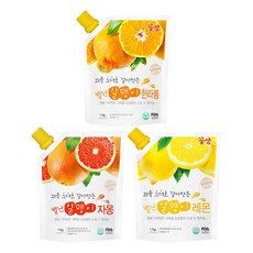 꽃샘 별난알맹이 3P (자몽1kg *레몬1kg *한라봉1kg)
