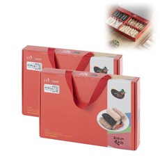 칠갑산 어머니 구기자 찹쌀 한과 선물세트 1호 200g 2세트-참깨 흑임자 유과 강정 추석 설날 한가위