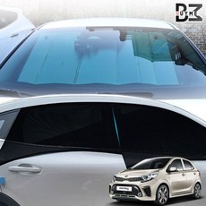 올뉴모닝 차박 캠핑 모기장 햇빛가리개세트(호환 상품)