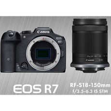 Canon EOS R7 無反光鏡相機 RF-S 18-150mm 鏡頭組 享兩年保固 申請贈送電池 可開立統編, 1個, R7+RF-S 18-150mm鏡頭組,加購128G記憶卡