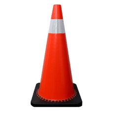 PVC式加重厚底交通錐三角錐，底部加重耐撞擊，足2.5公斤，高70公分，底座3公分, 1個, 橘