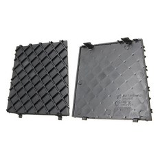 블랙 범퍼 하단 그릴 플레이트 트림 커버, 1. Black, 1개