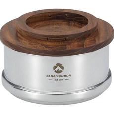 캠핑문 미니 스티머 φ4.7인치 시에라컵용 304 스테인리스 스틸 나무 뚜껑 S362-MG, 캠핑 문 미니 스티머 φ4.7인치 시에라 컵용 304
