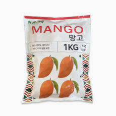 냉동망고 베트남산 아이스박스+드라이아이스포함, 1개, 1kg