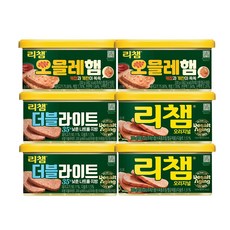 동원 리챔(오리지널 2P + 더블라이트 2P + 오믈레햄 2P), 200g, 6개