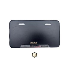 WORK RACING 機車車牌框 七碼框, 1個