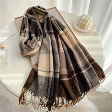 두꺼운 따뜻한 겨울 스카프 디자인 인쇄 여성 캐시미어 Pashmina 목도리 레이디 랩 술 스카프 니트 남성 풀라 담요
