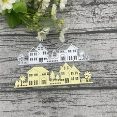 하우스 메탈 커팅 다이 스텐실 템플릿 스크랩북 엠보싱 종이 카드 앨범 제작 장식 공예 컷, 1개