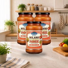 폰타나 밀라노 크림치즈 로제 파스타소스 600g 3개