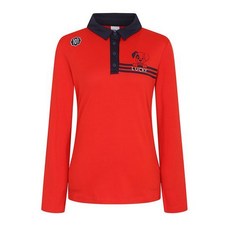 디즈니골프 여성 배색 PK 카라 티셔츠 HK3LTS083 2478157